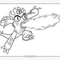 Big Hero 6 Fred Battlesuit Coloring Page 14 big hero 6 fred battlesuit coloring page
