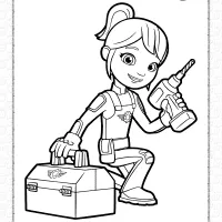blaze and the monster machines gabby coloring pages