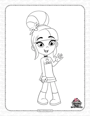 Blueberry Muffin and Cheesecake Coloring Pages