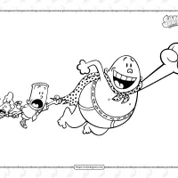Captain Underpants Coloring Pages for Kids 24 captain underpants coloring pages for kids