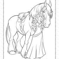 disney brave coloring pages