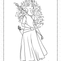 disney brave coloring pages for kids