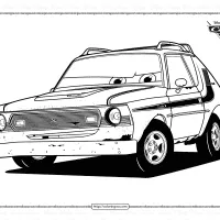 disney pixar cars grem coloring pages