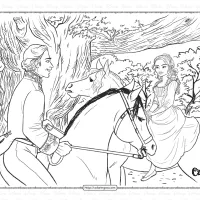 Ella and Kit Meet for the First Time Coloring Page 11 ella and kit meet for the first time coloring page