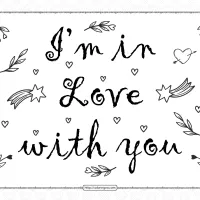 i am in love with you coloring page