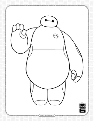 Printable Big Hero 6 Pdf Coloring Pages