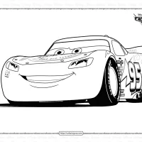 printable lightning mcqueen coloring pages