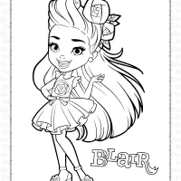 sunny day blair coloring pages