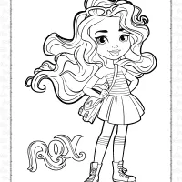 sunny day rox coloring pages