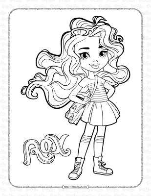 Sunny Day Rox Coloring Pages