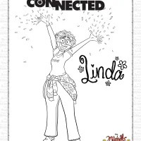 The Mitchells vs The Machines Linda Coloring Pages 12 the mitchells vs the machines linda coloring pages