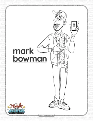 The Mitchells vs The Machines Movie Coloring Pages