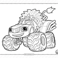 the monster machines coloring pages