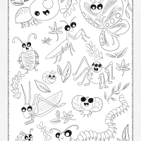 Bugs Doodle Pdf Coloring Page 21 bugs doodle pdf coloring page