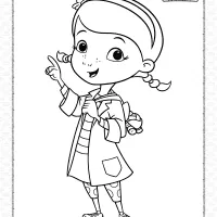 Doc McStuffins Coloring Page 18 doc mcstuffins coloring pages