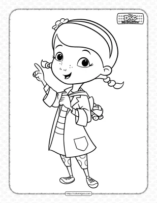 Doc McStuffins Coloring Page
