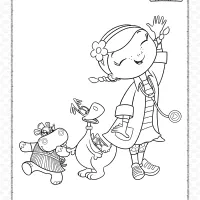 Doc McStuffins Coloring Sheet 21 doc mcstuffins coloring sheet