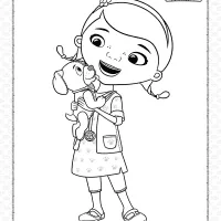 Dottie McStuffins and Findo Coloring Sheet 23 dottie mcstuffins and findo coloring sheet