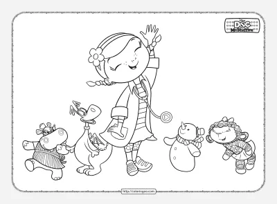 Dottie McStuffins Hallie Stuffy Chilly and Lambie