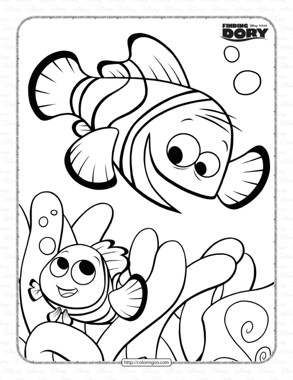 Finding Dory Pdf Coloring Activities 1 finding dory pdf coloring activities