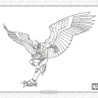 free printable marvel vulture coloring pages