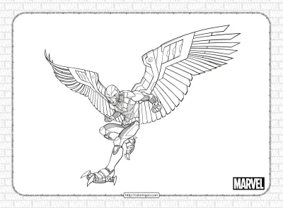 Free Printable Marvel Vulture Coloring Pages