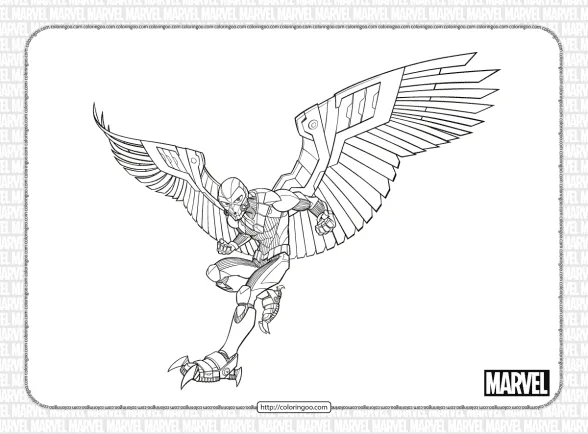 Free Printable Marvel Vulture Coloring Pages 1 free printable marvel vulture coloring pages