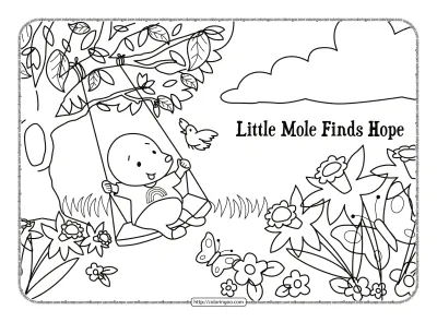 Little Mole Finds Hope Pdf Coloring Page