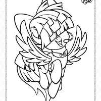 mlp songbird serenade pdf coloring pages
