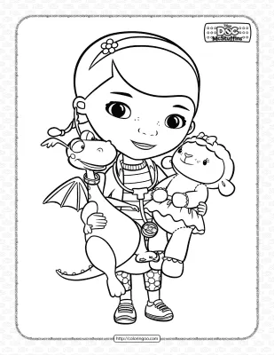 Printable Doc McStuffins Coloring Pages