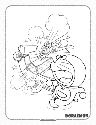 Printable Doraemon and Nobita