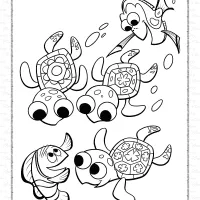 printable finding dory coloring activities
