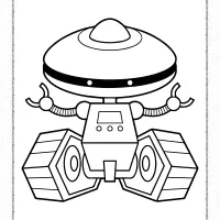 Printable Robot Pdf Coloring Sheet 17 printable robot pdf coloring sheet