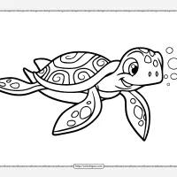 Sea Turtle Pdf Colouring Pages 11 sea turtle pdf colouring pages