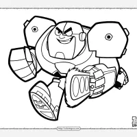 teen titans go cyborg coloring sheet
