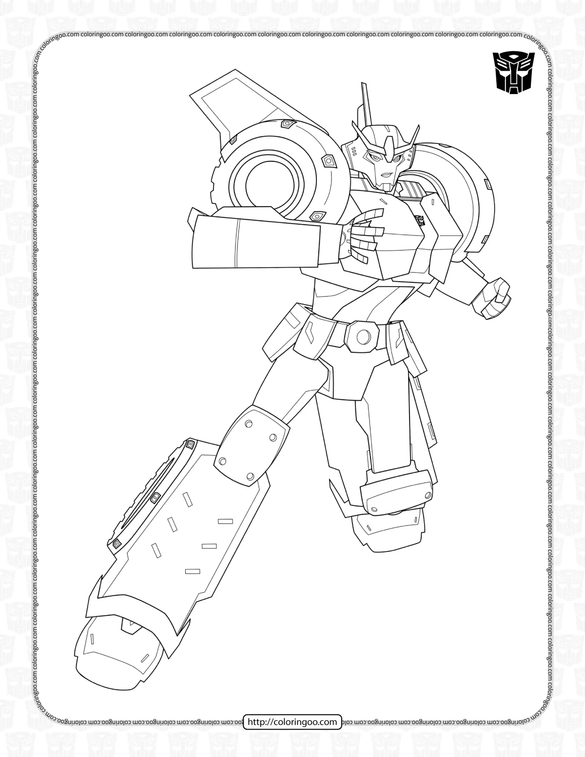 Transformers Strongarm Coloring Pages 2 transformers strongarm coloring pages