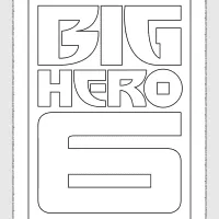 Big Hero 6 Logo Pdf Coloring Page 13 big hero 6 logo pdf coloring page