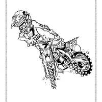 bike pdf coloring pages