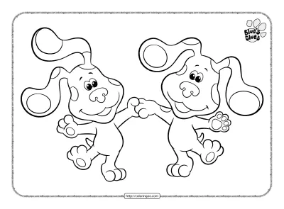 Blue and Magenta Pdf Coloring Pages