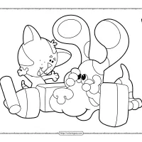 blue and periwinkle pdf coloring pages