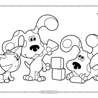 blue magenta and periwinkle coloring pages