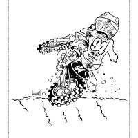 free dirt bike pdf coloring pages