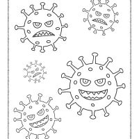 Free Printable Corona Viruses Coloring Page 43 free printable corona viruses coloring page
