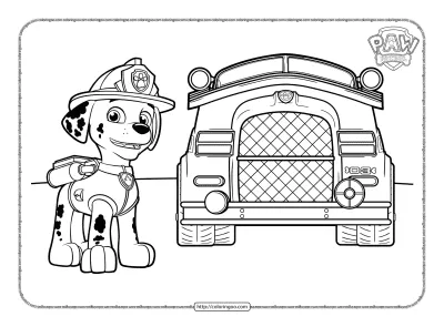 Free Printable Paw Patrol Coloring Activities