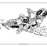 kawasaki off road bike pdf coloring pages