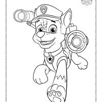 Paw Patrol Chase Coloring Sheet 77 paw patrol chase coloring sheet