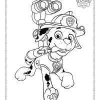 Paw Patrol Marshall Coloring Sheet 79 paw patrol marshall coloring sheet