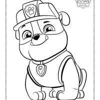 Paw Patrol Rubble Coloring Activities 76 paw patrol rubble coloring activities