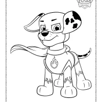Paw Patrol Super Chase Coloring Page 58 paw patrol super chase coloring page