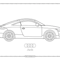 Printable Cars Audi TT Coloring Pages 77 printable cars audi tt coloring pages